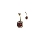 Piercing Nombril HOURIA en Acier et Zirconium