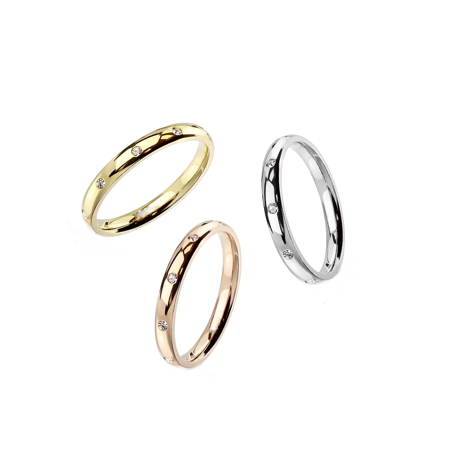 Bague Anneau HARMONY en Acier Chirurgical
