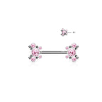 Piercing Téton MACHA en Acier et Zirconium