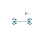 Piercing Téton MACHA en Acier et Zirconium