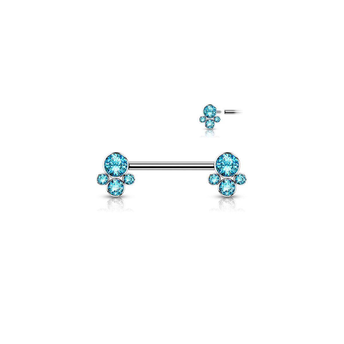 Piercing Téton IMELA en Titane et Zirconium