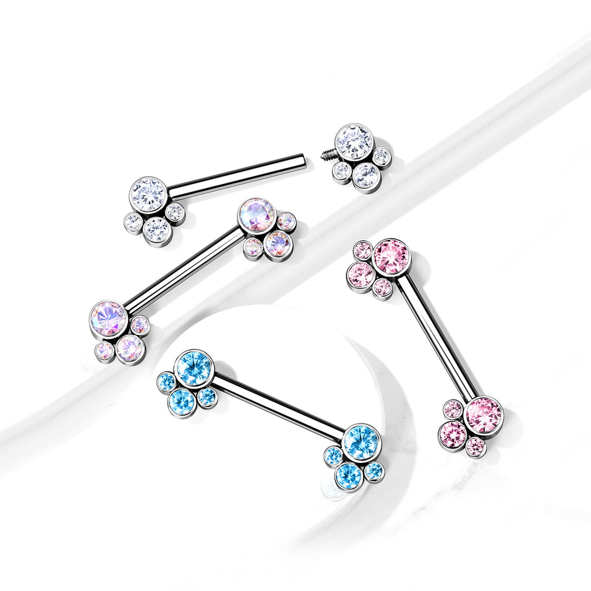 Piercing Téton IMELA en Titane et Zirconium