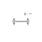 Piercing Teton INAYA en Acier en Zirconium