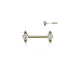 Piercing Teton INAYA en Acier en Zirconium