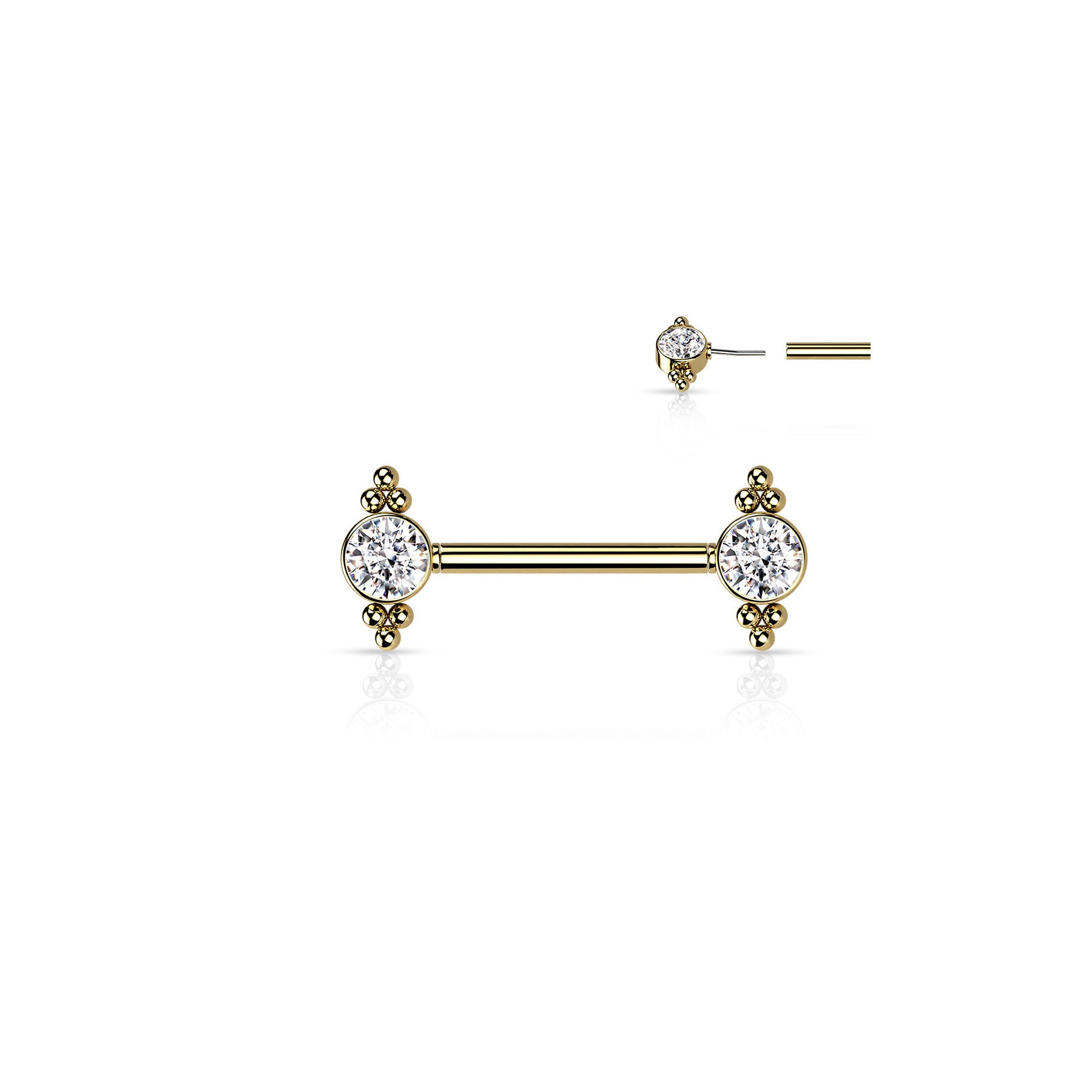 Piercing Teton INAYA en Acier en Zirconium