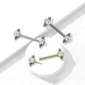 Piercing Teton INAYA en Acier en Zirconium