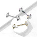 Piercing Teton INAYA en Acier en Zirconium