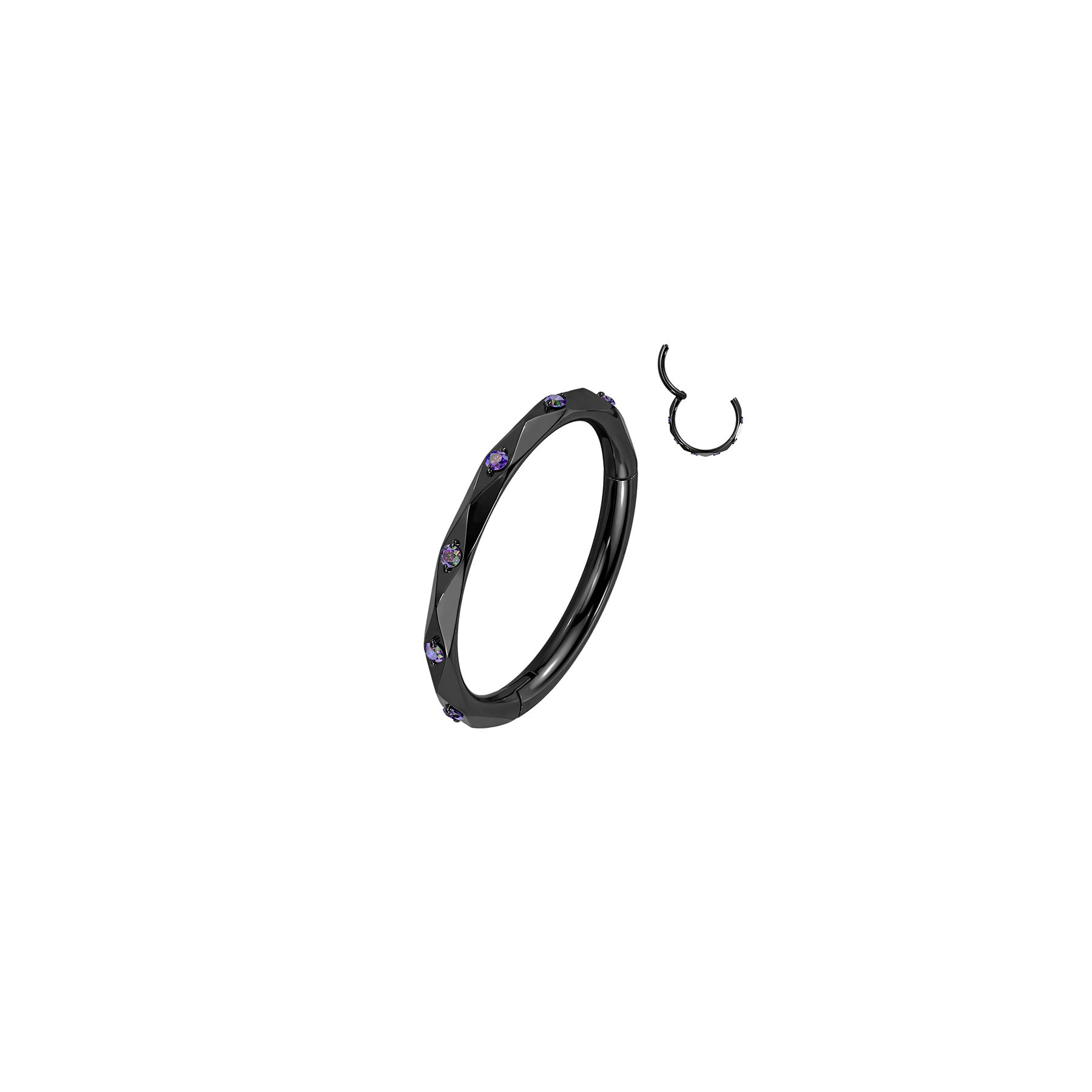 Piercing Oreille ou Nez ISABELLA en Titane et Zirconium