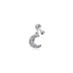 Piercing Oreille IVANNA en Acier et Zirconium