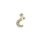 Piercing Oreille IVANNA en Acier et Zirconium