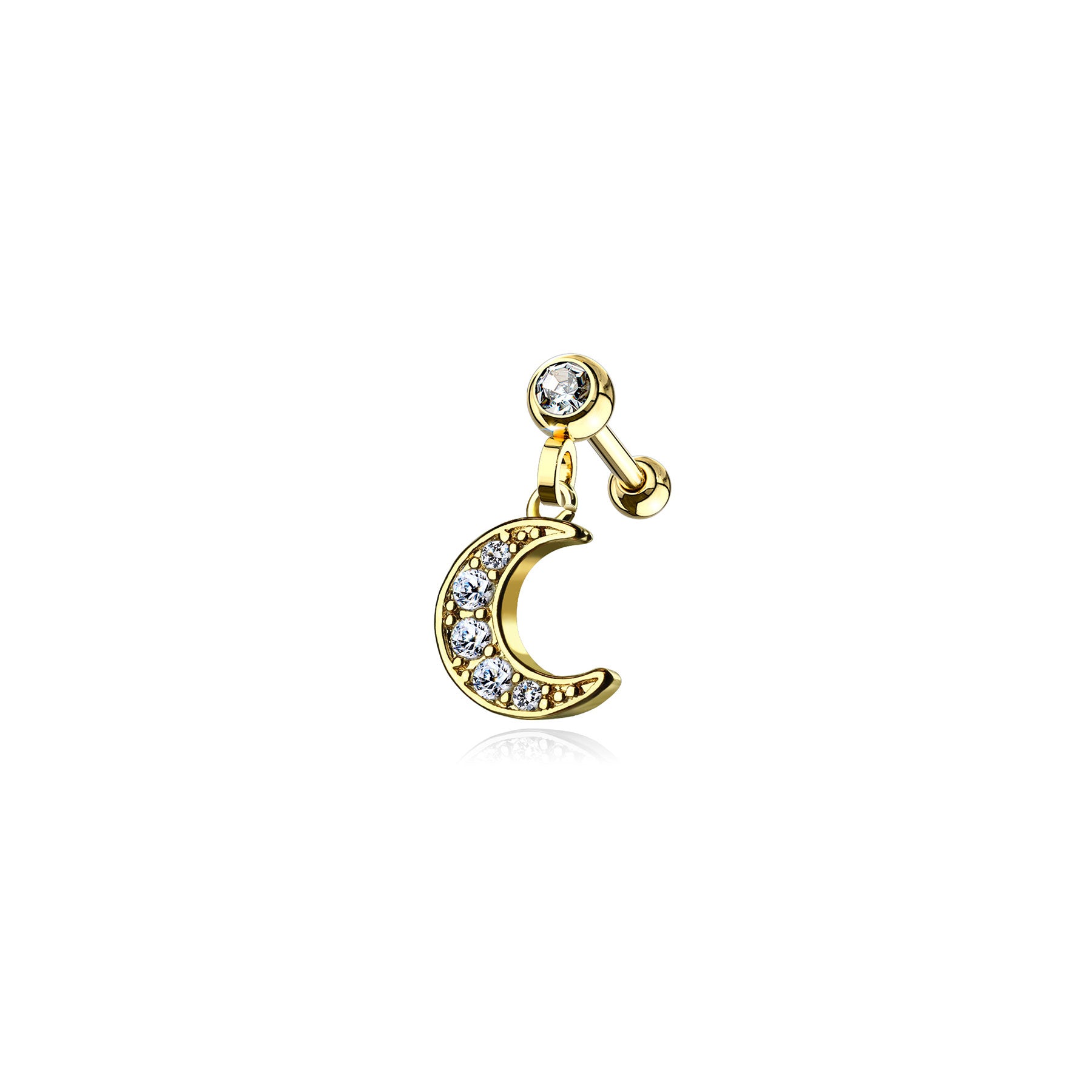 Piercing Oreille IVANNA en Acier et Zirconium
