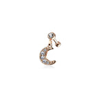 Piercing Oreille IVANNA en Acier et Zirconium