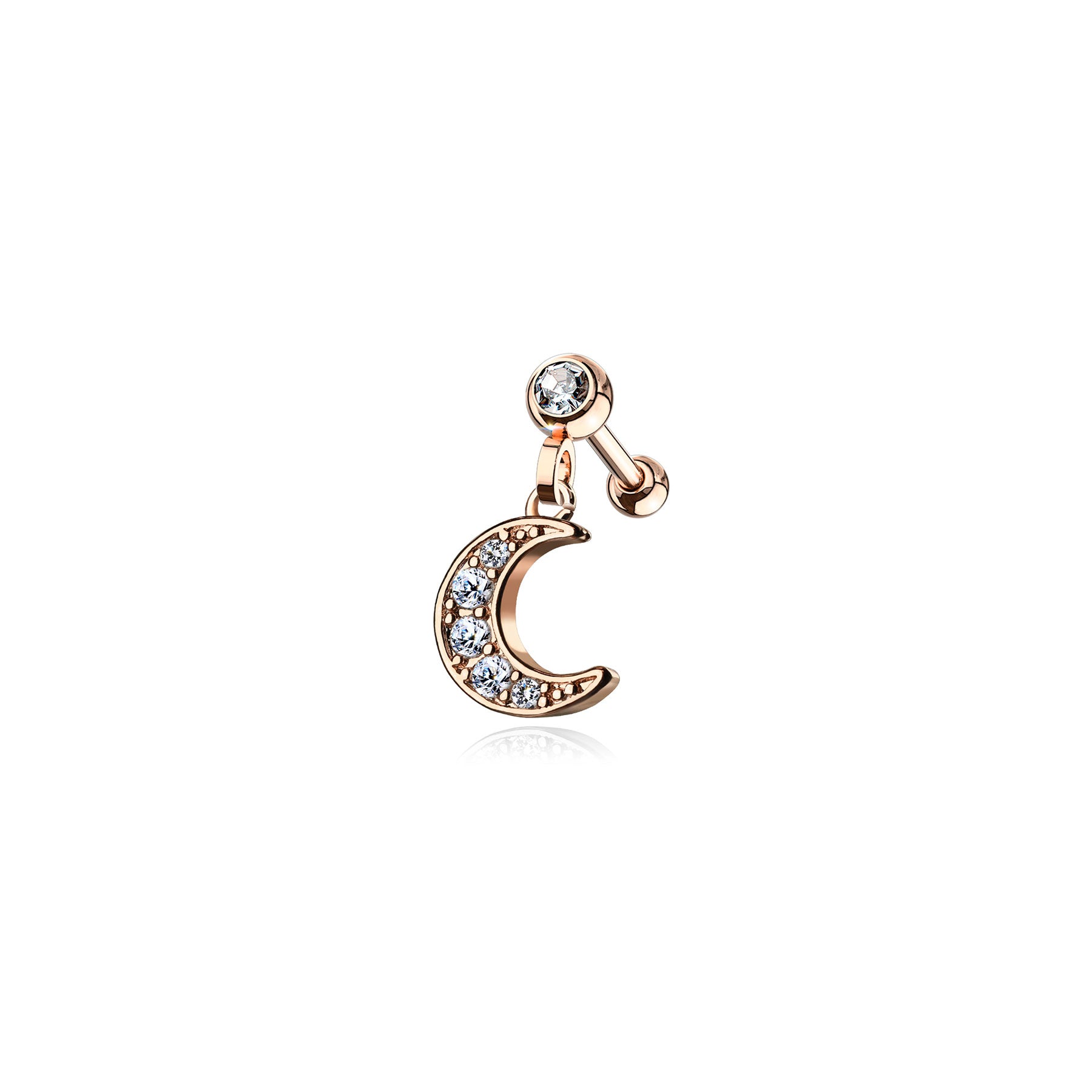 Piercing Oreille IVANNA en Acier et Zirconium