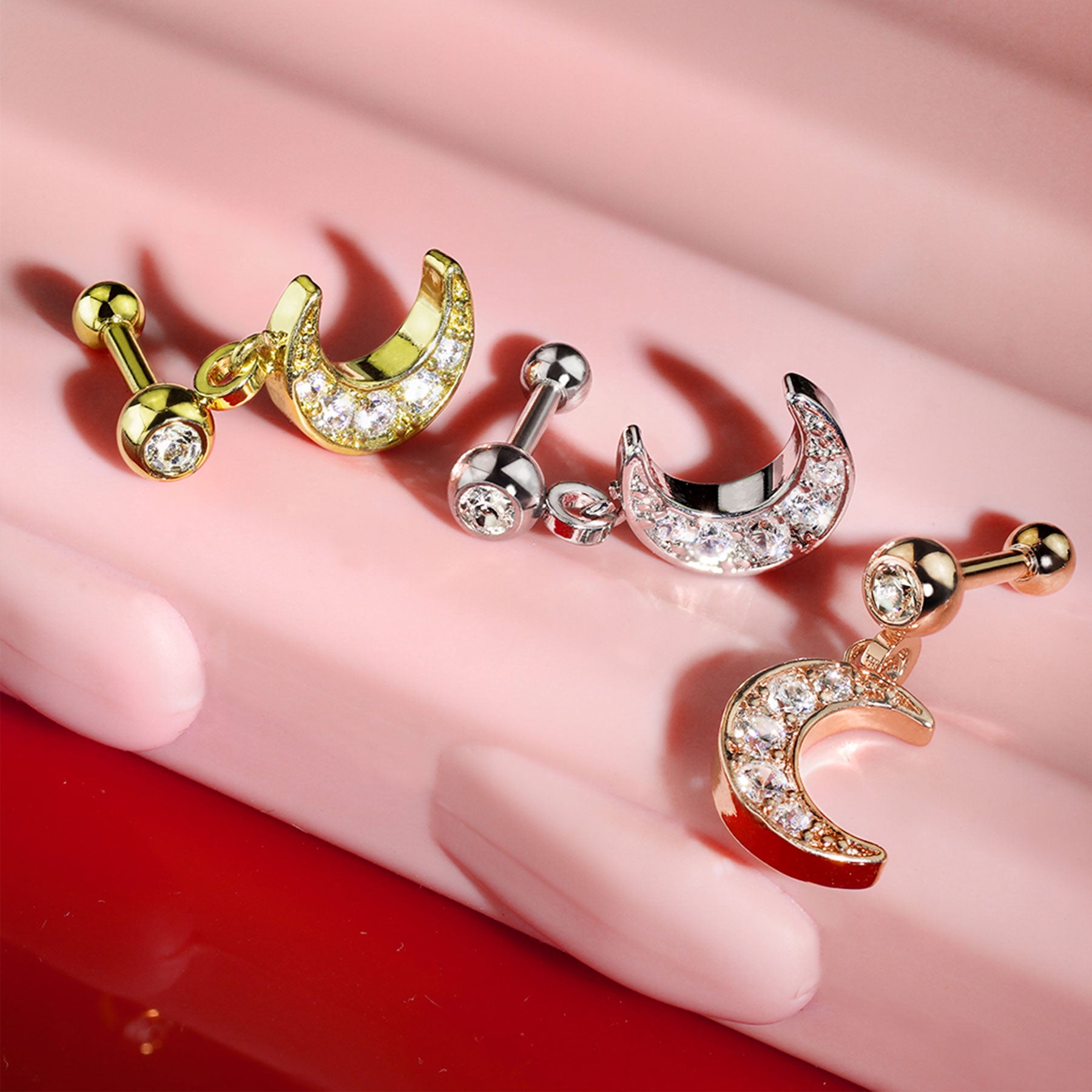 Piercing Oreille IVANNA en Acier et Zirconium