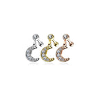 Piercing Oreille IVANNA en Acier et Zirconium