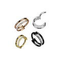 Piercing Oreille / Nez JANA en Titane et Zirconium