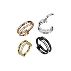 Piercing Oreille / Nez JANA en Titane et Zirconium