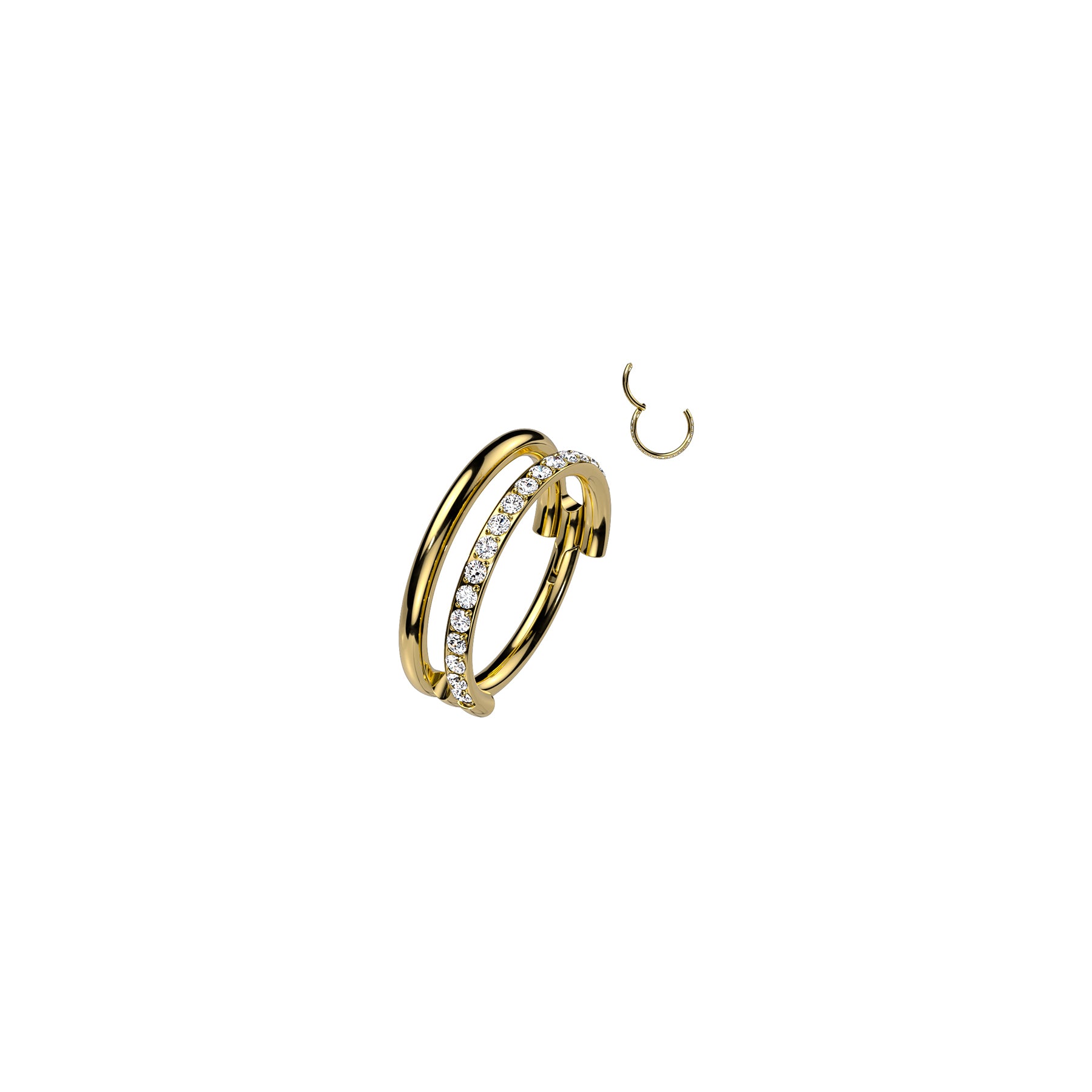 Piercing Oreille / Nez JANA en Titane et Zirconium