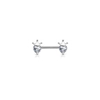 Piercing Téton JARIKA en Acier et Zirconium