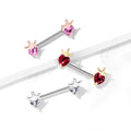 Piercing Téton JARIKA en Acier et Zirconium
