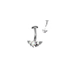 Piercing Nombril JENA en Titane et Zirconium