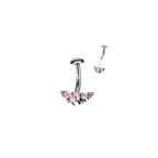 Piercing Nombril JENA en Titane et Zirconium