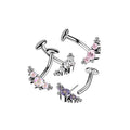 Piercing Nombril JENA en Titane et Zirconium