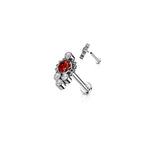 Piercing Labret JUANA en Titane et Zirconium