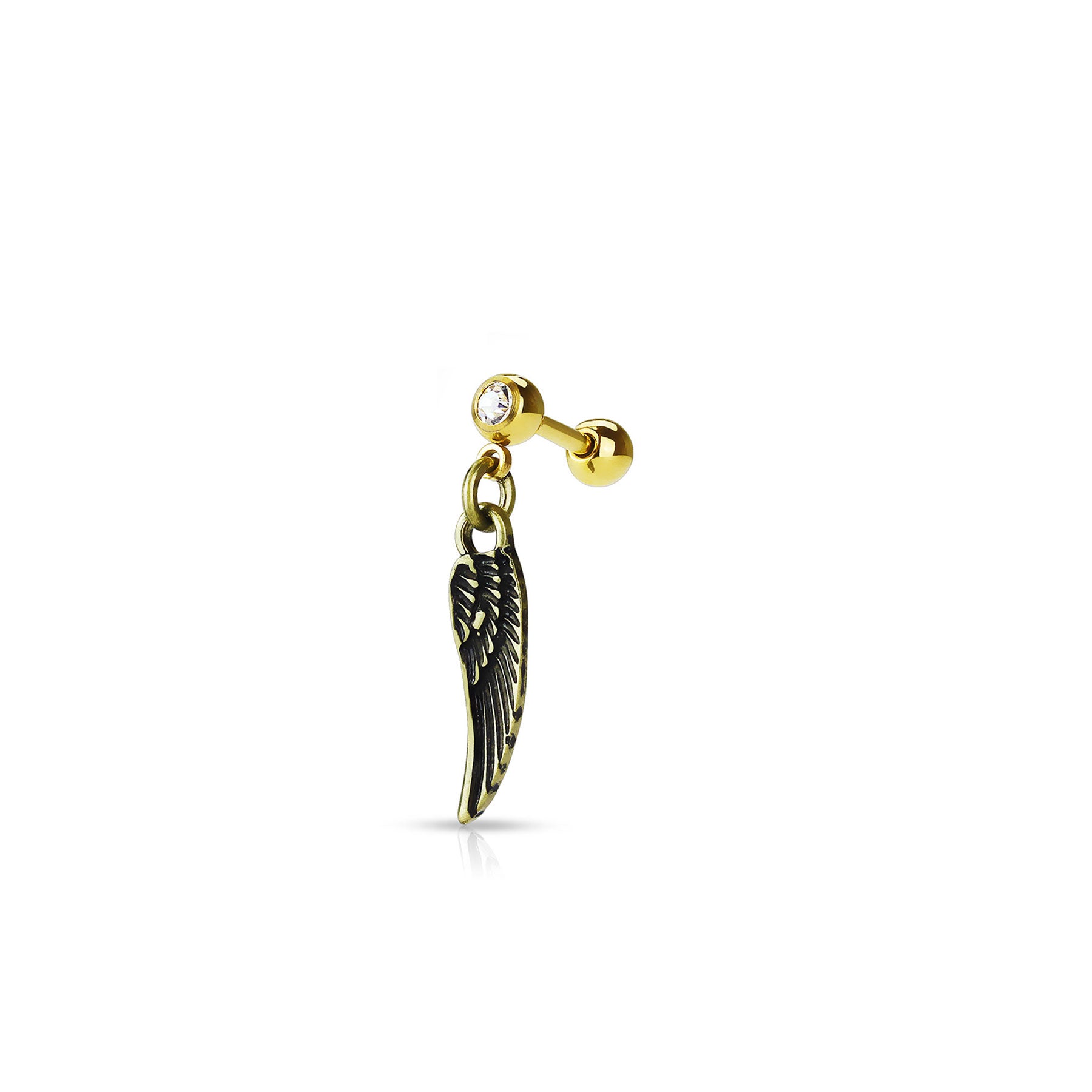Piercing Oreille JOANNA en Acier et Zirconium