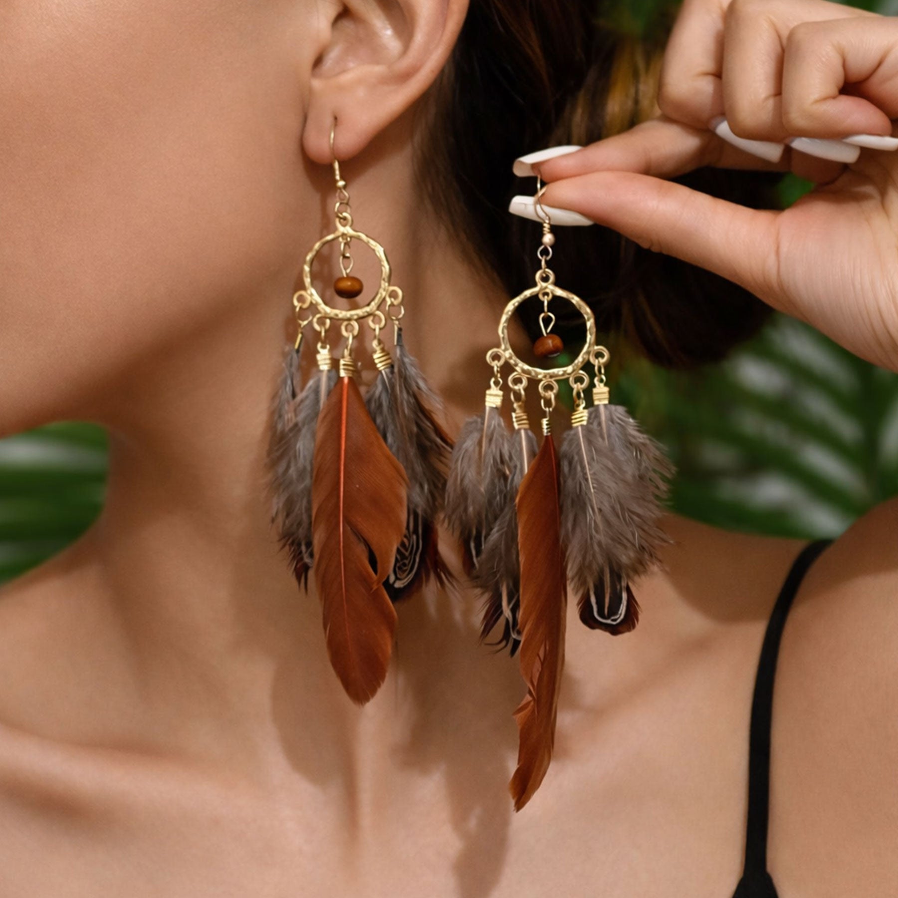 Boucles d'oreilles JUNGLE
