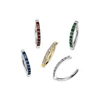 Piercing Nombril KAHIA en Titane et Zirconium
