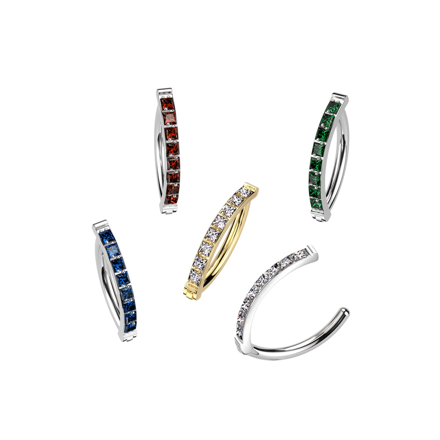 Piercing Nombril KAHIA en Titane et Zirconium