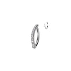 Piercing Nombril KAHIA en Titane et Zirconium