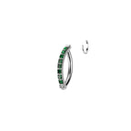 Piercing Nombril KAHIA en Titane et Zirconium