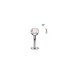 Piercing Labret KAYA en Titane et Zirconum