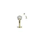 Piercing Labret KAYA en Titane et Zirconum