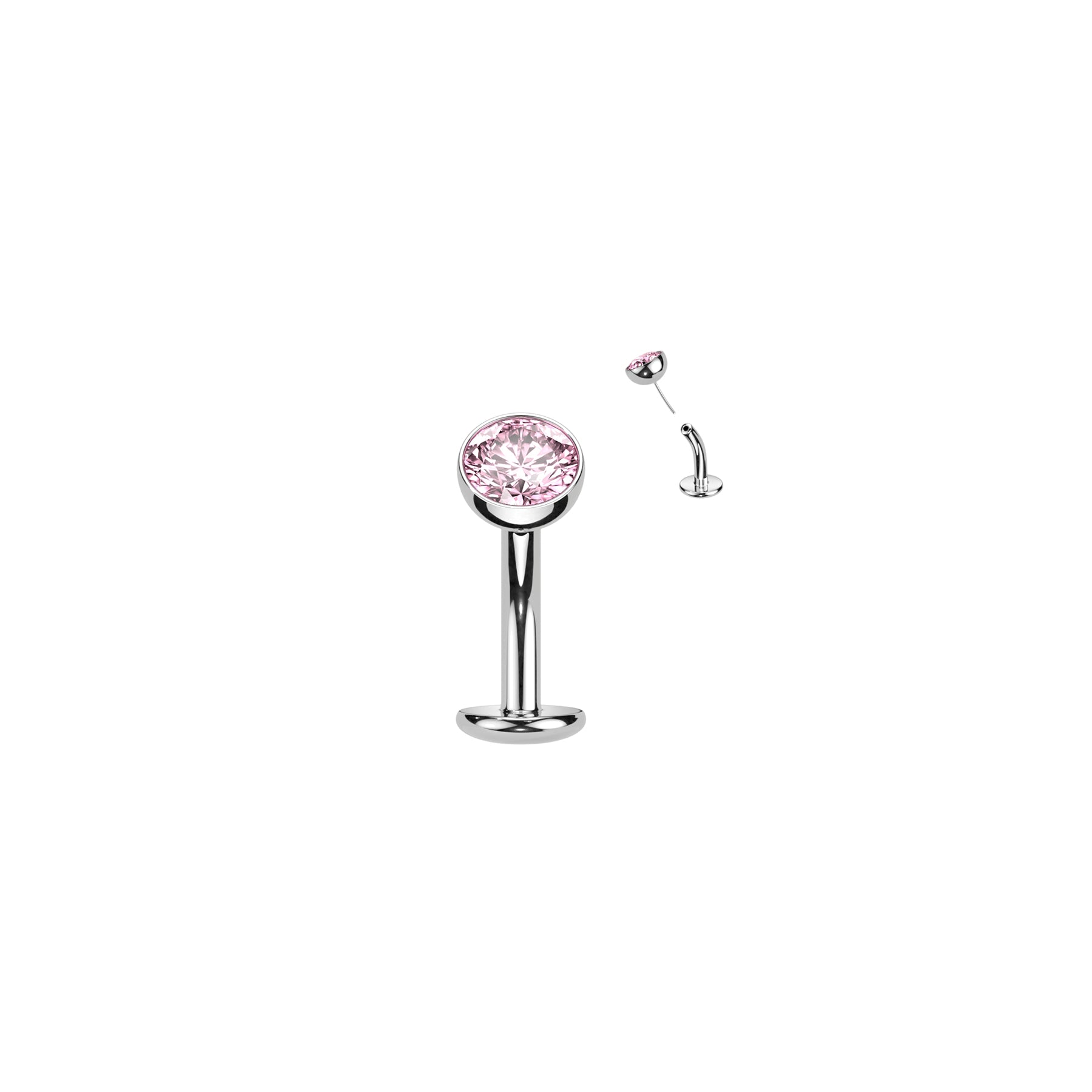 Piercing Labret KAYA en Titane et Zirconum