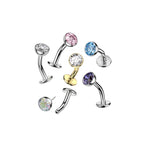 Piercing Labret KAYA en Titane et Zirconum