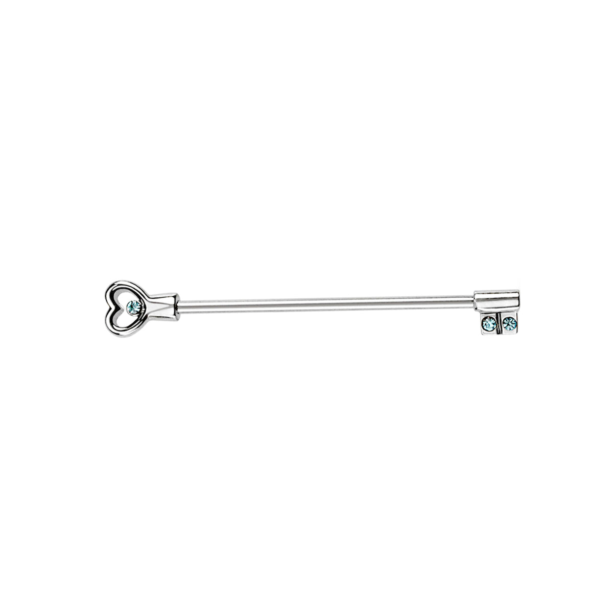 Piercing Oreille KAYLA en Acier chirurgical et Oxyde de Zirconium