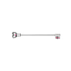 Piercing Oreille KAYLA en Acier chirurgical et Oxyde de Zirconium
