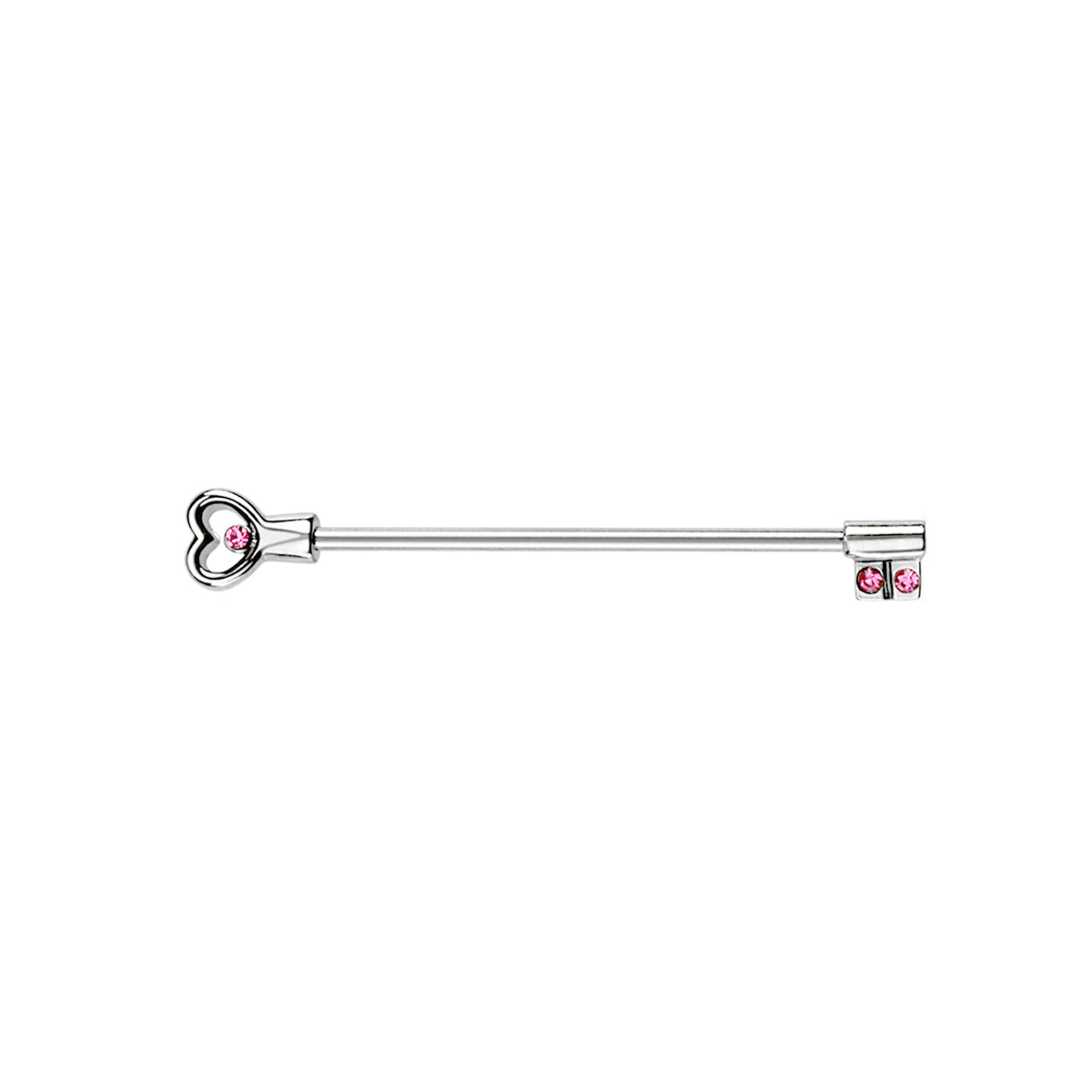 Piercing Oreille KAYLA en Acier chirurgical et Oxyde de Zirconium