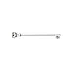 Piercing Oreille KAYLA en Acier chirurgical et Oxyde de Zirconium