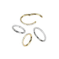 Piercing Oreille KAZIA en Titane et Perle