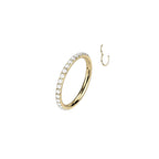 Piercing Oreille KAZIA en Titane et Perle