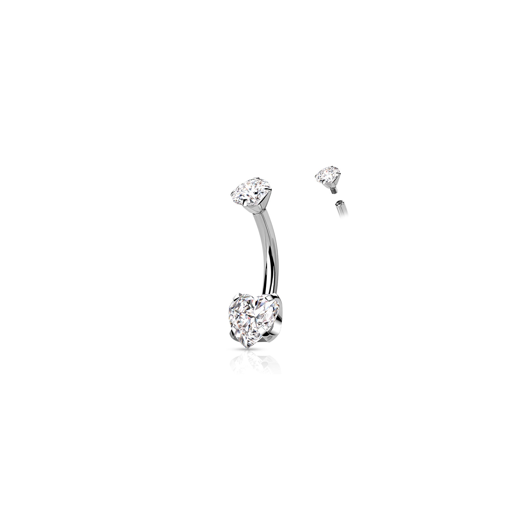 Piercing Nombril KECIA en Titane et Zirconium