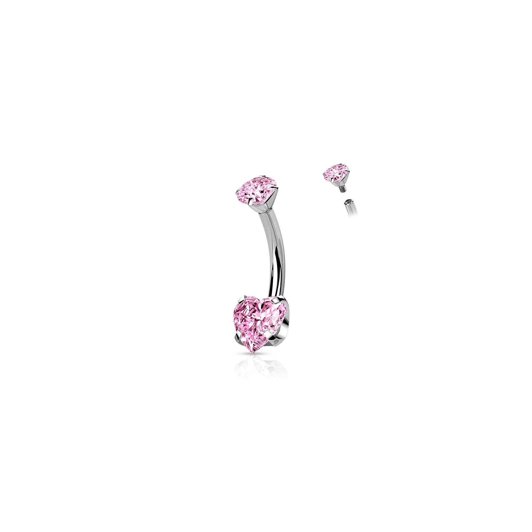 Piercing Nombril KECIA en Titane et Zirconium