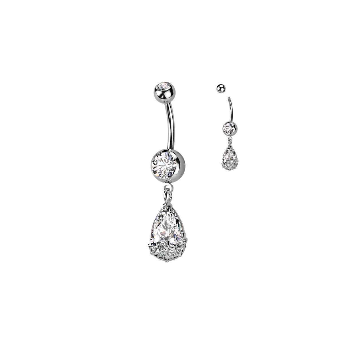 Piercing Nombril KYMIA en Acier et Zirconium