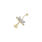 Piercing Labret KYRA en Titane et Zirconium