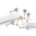 Piercing Arcade & Nombril KIARA en Acier et Zirconium