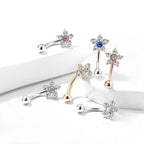 Piercing Arcade & Nombril KIARA en Acier et Zirconium